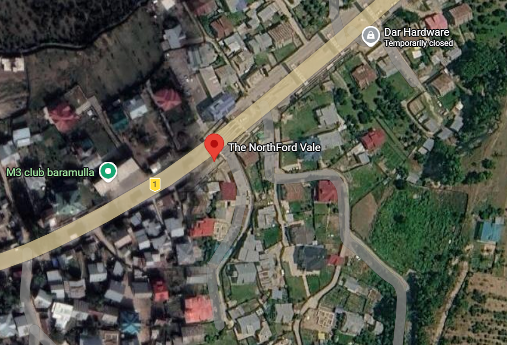 The Northford Vale Satellite Map View in Delina, Baramulla